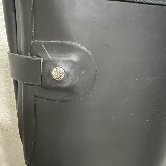 Hunter Women’s Original Tall Black Adjustable Rubber Rain Boots Size 7 - Picture 9 of 14